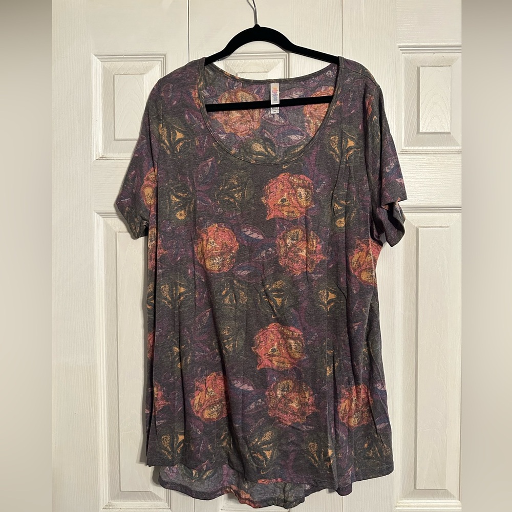 Floral LuLaRoe shirt